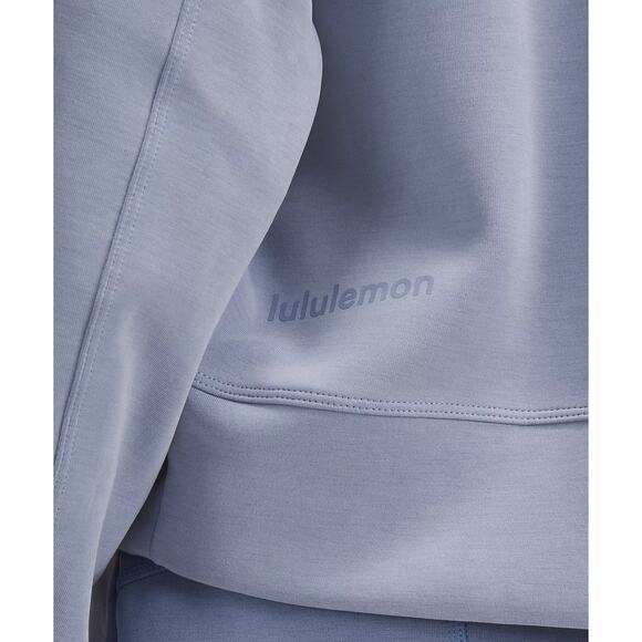 Lululemon Sweatshirt Softstreme Perfectly Oversized Pullover Crewneck Purple - Picture 6 of 8